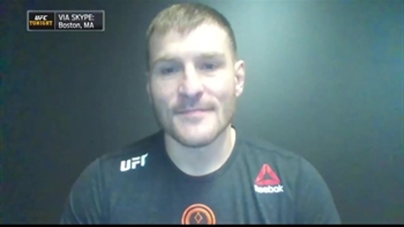 Kenny Florian and Tyron Woodley inteview Stipe Miocic before he defends his belt at UFC 220