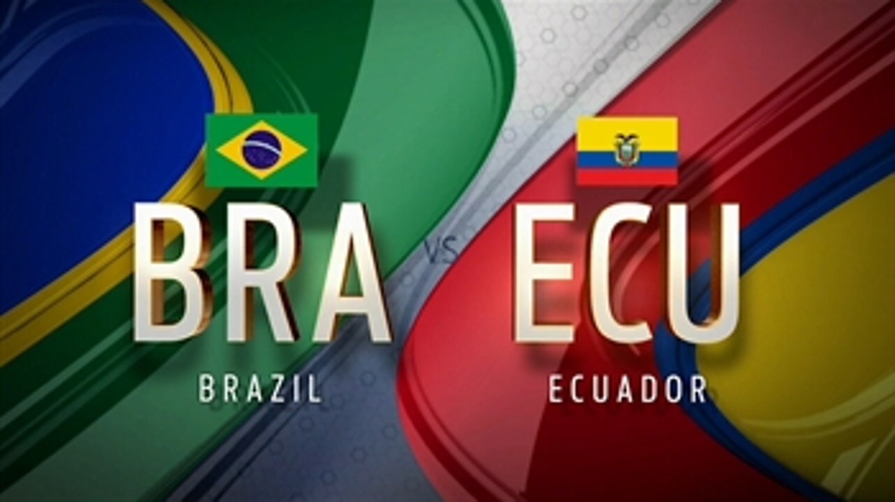 Brazil vs. Ecuador ' 2016 Copa America Highlights