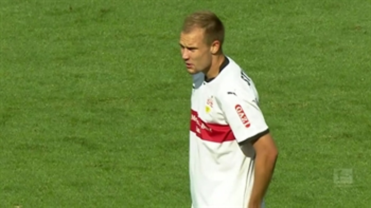 Holger Badstuber scores header for Stuttgart vs. Mainz | 2017-18 Bundesliga Highlights