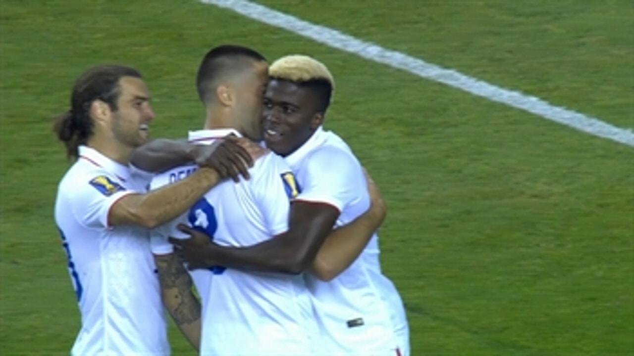 Clint Dempsey gives USA 1-0 lead against Haiti - 2015 CONCACAF Gold Cup Highlights