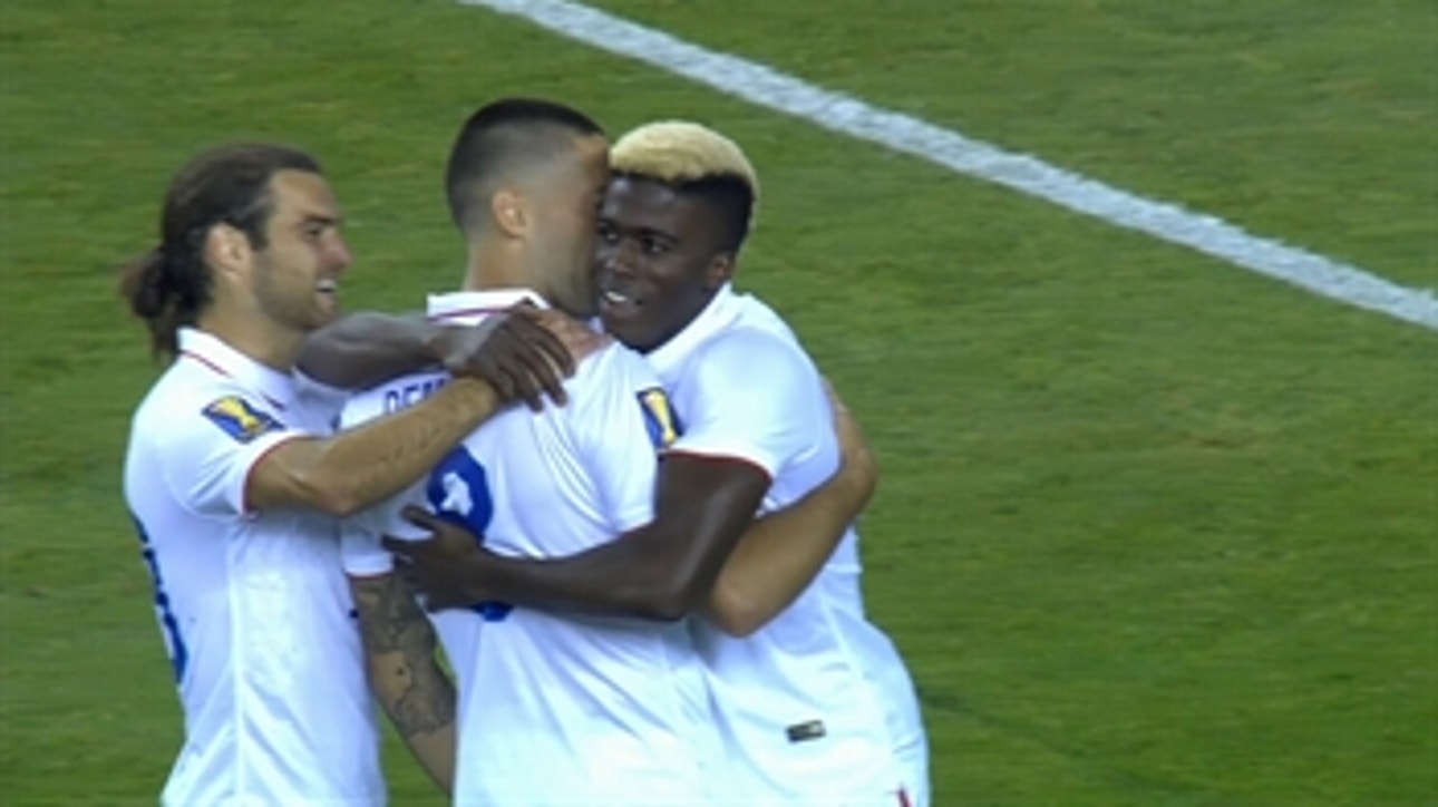 Clint Dempsey gives USA 1-0 lead against Haiti - 2015 CONCACAF Gold Cup Highlights