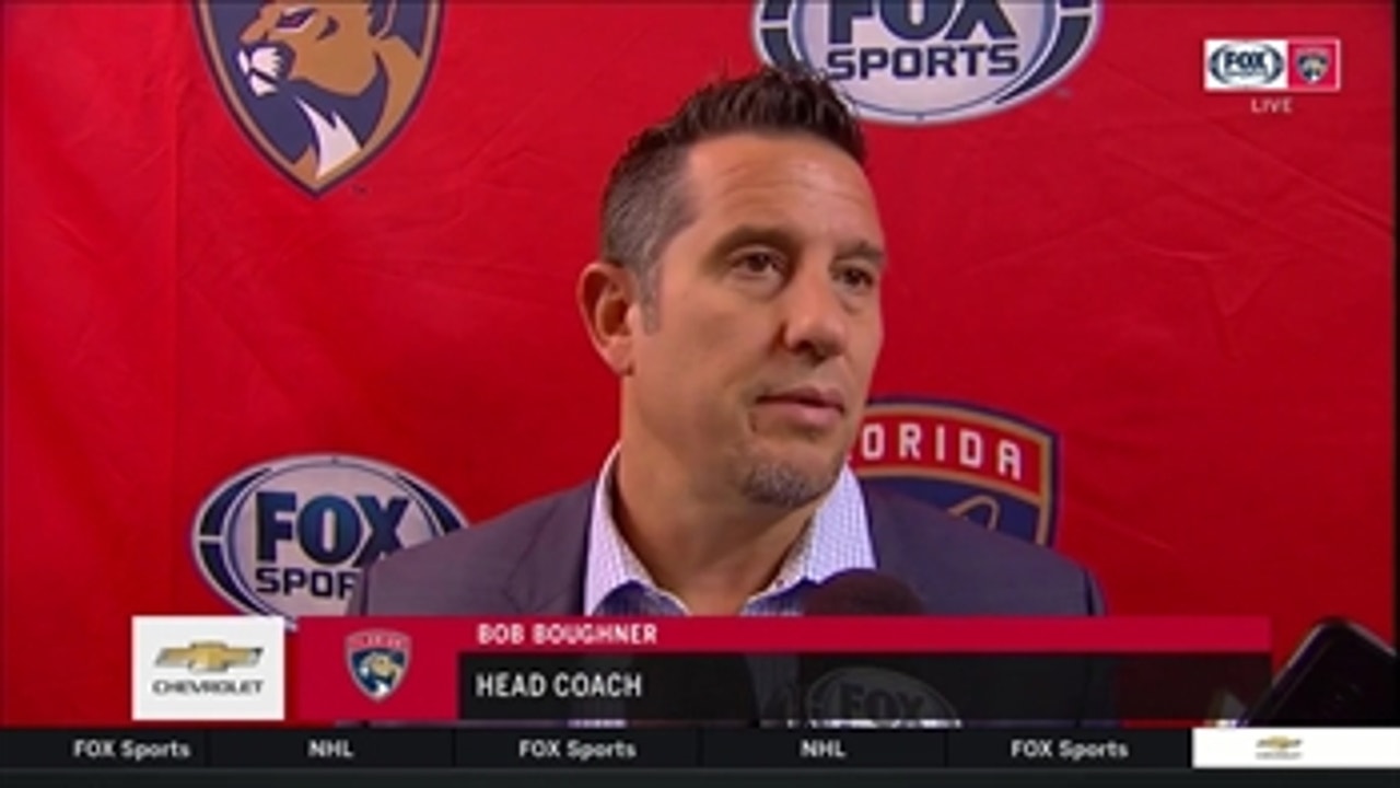 Bob Boughner says Panthers lost momentum in 2nd period