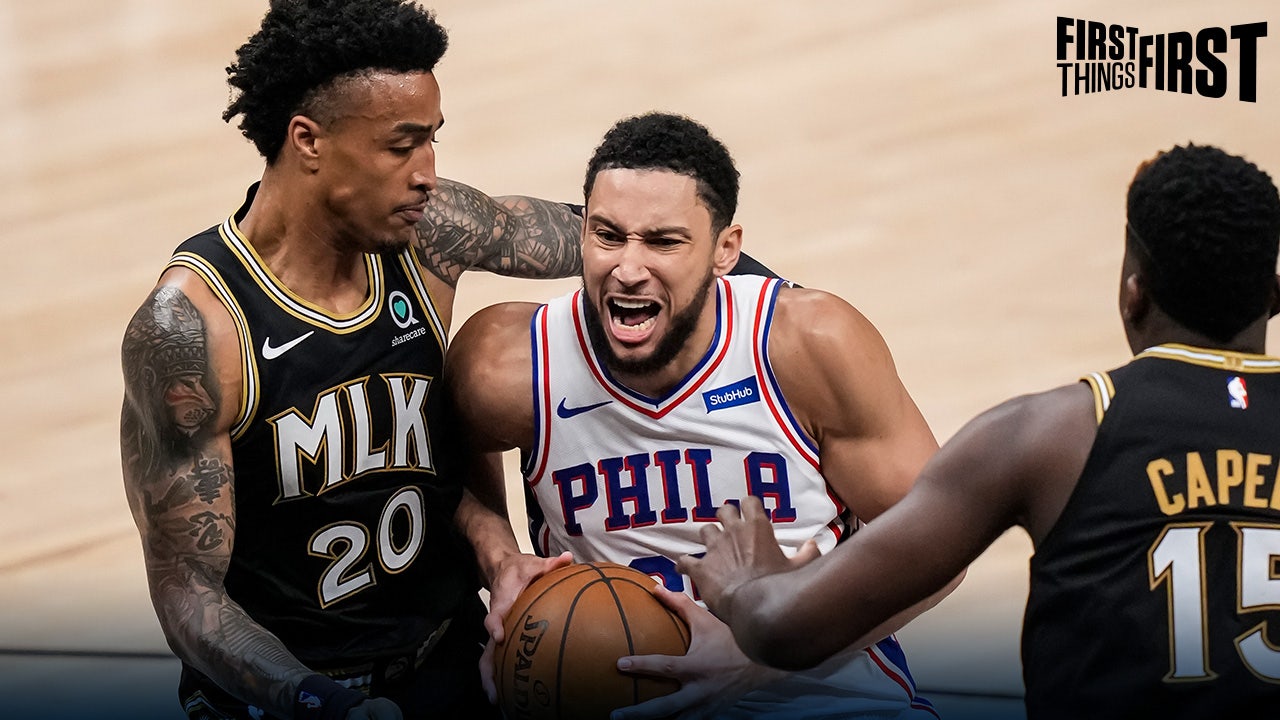 Nick Wright on 76ers' Game 7 loss: 'Ben Simmons regressed to the worst version of himself' | FIRST THINGS FIRST
