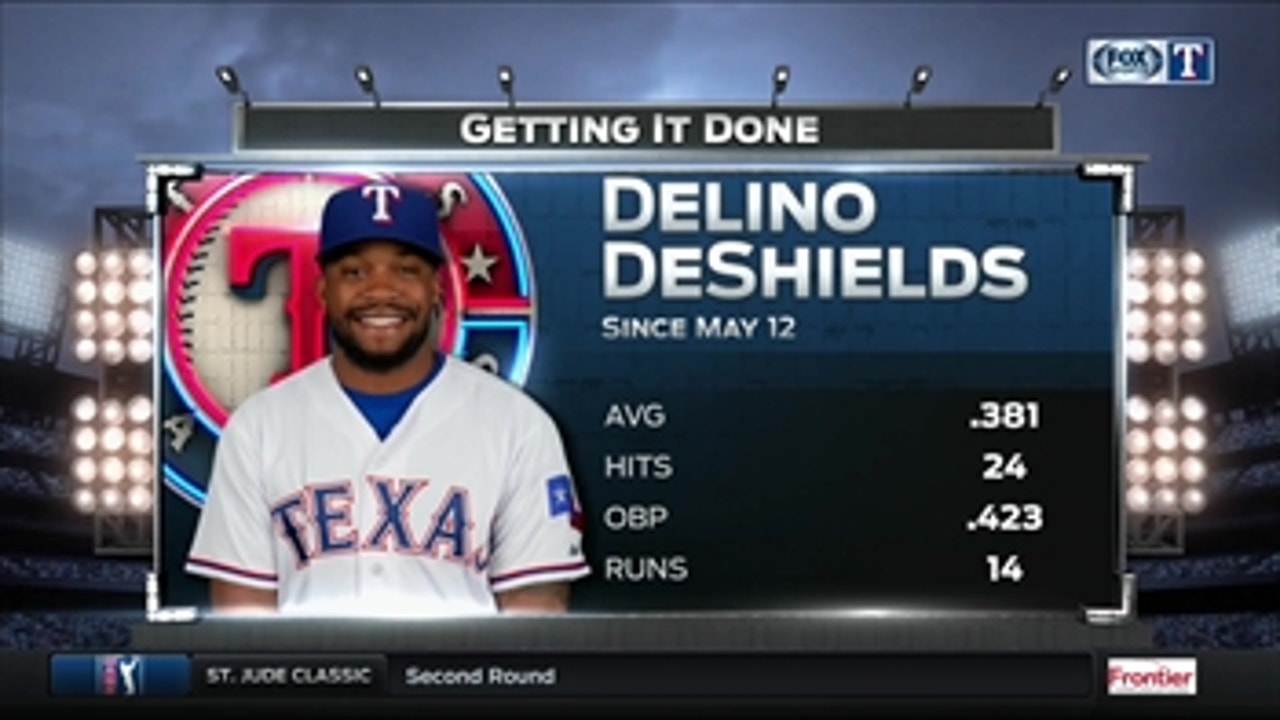 Delino DeShields getting it done ' Rangers Live