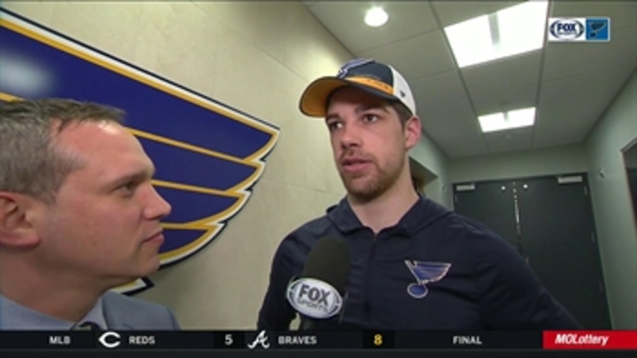 Zach Sanford: Blues' perfect homestand is 'huge for us'