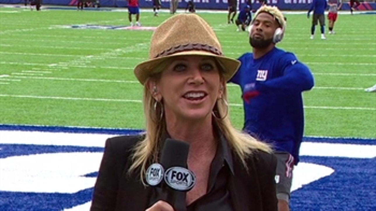 Odell Beckham Jr. had the most fun before Sunday's game against the Cowboys