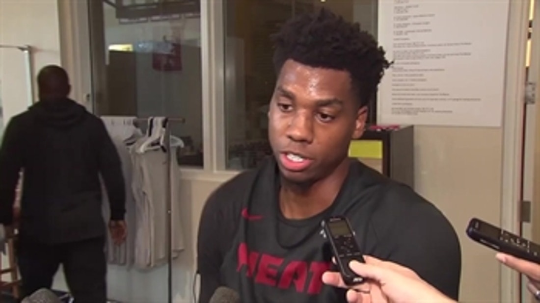 Hassan Whiteside on rejoining Heat after paternity leave, trusting his shots