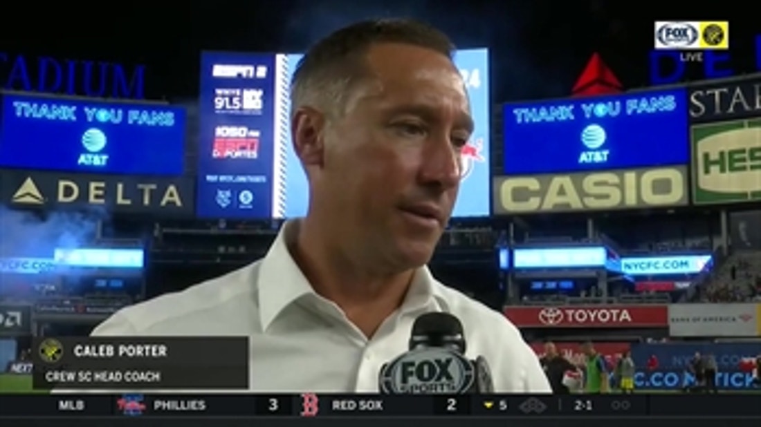 Coach Caleb Porter thought the Crew deserved a goal with all their scoring chances