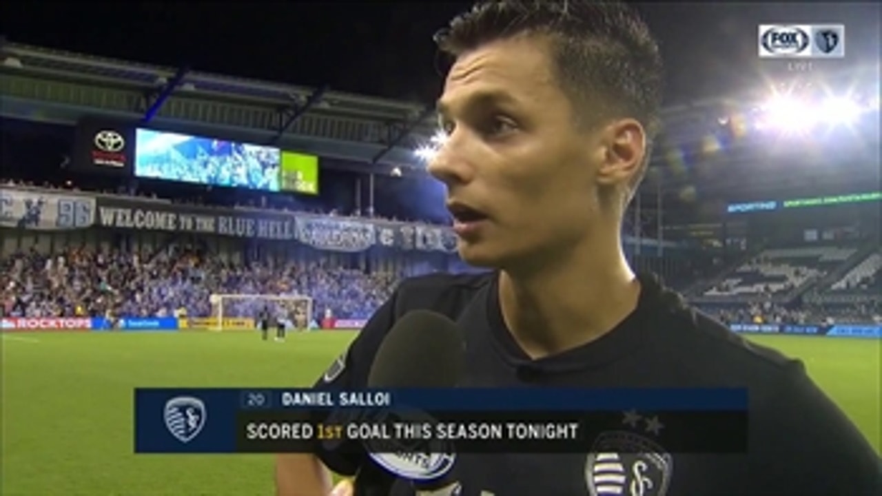 Salloi after first goal in home finale: 'It's been a difficult year'