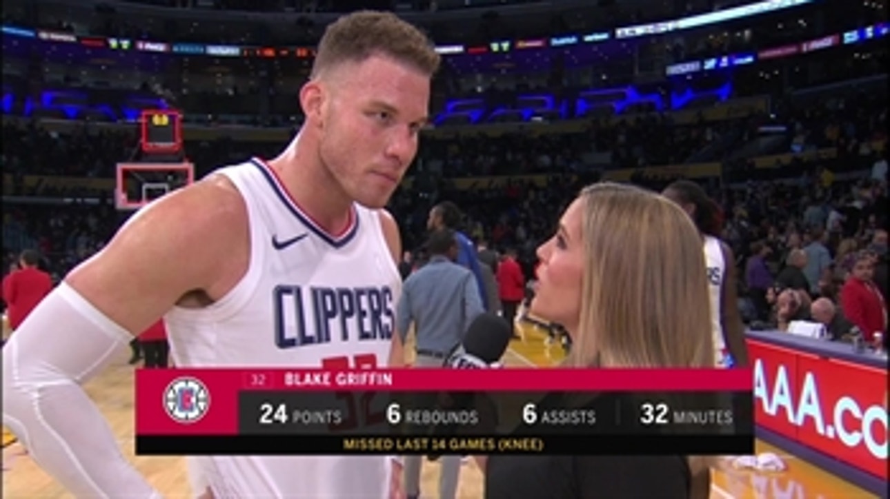Blake Griffin scores 24 points, adds 6 rebounds in win over Lakers