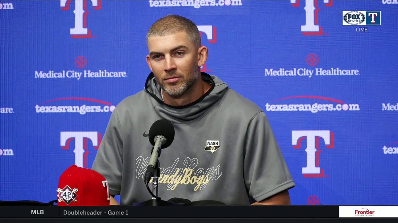 Mike Minor on the Big Rangers Win over the Dodgers
