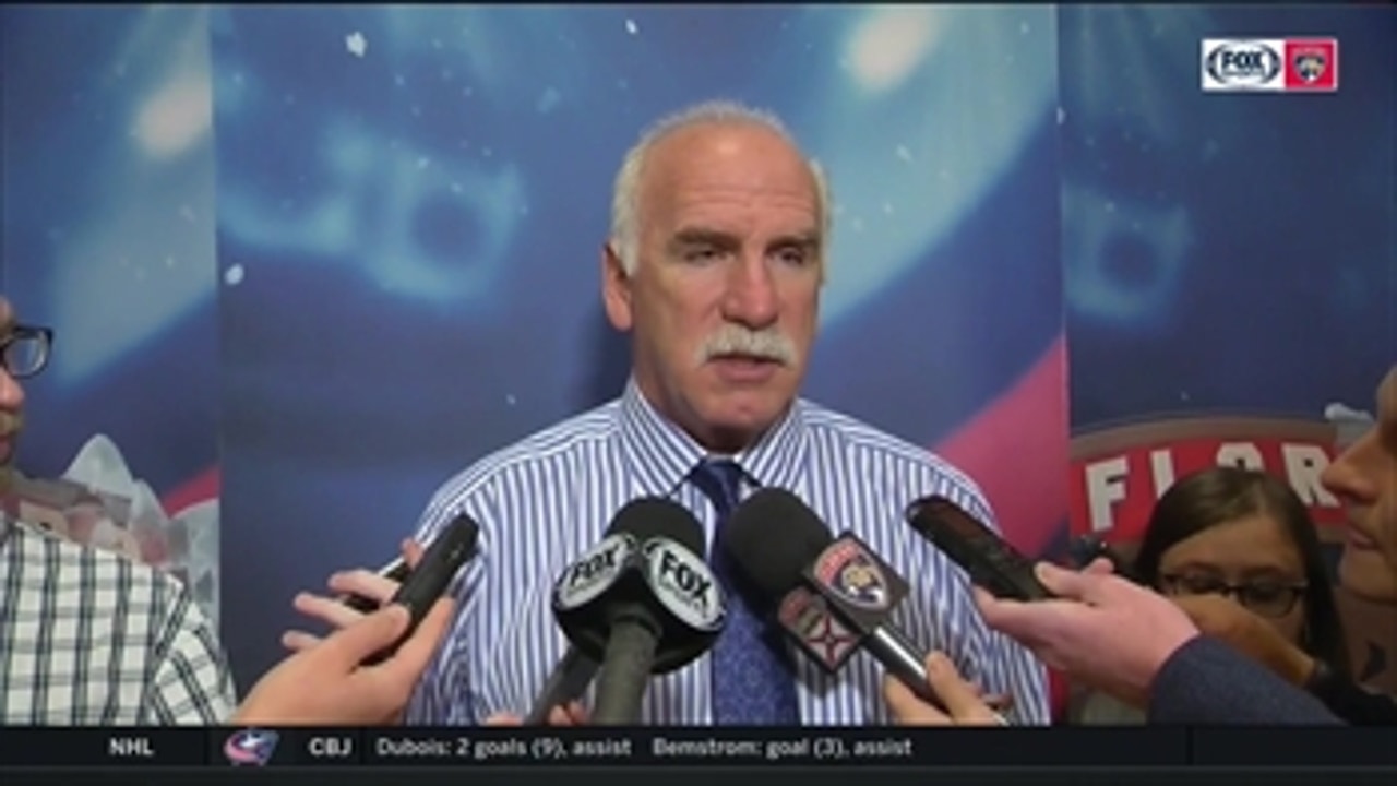 Joel Quenneville breaks down win after moving into 2nd in Atlantic Division