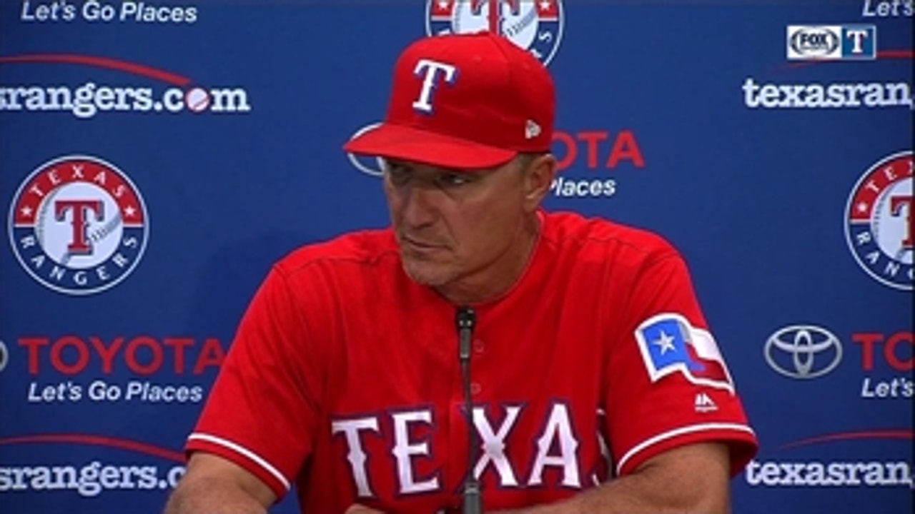 Jeff Banister on using the Opener for the first time, loss to Angels