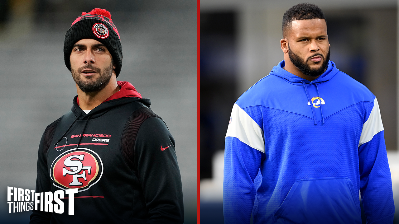 Chris Broussard: 'As much as I like Jimmy G, I'm going with Rams over 49ers' I FIRST THINGS FIRST