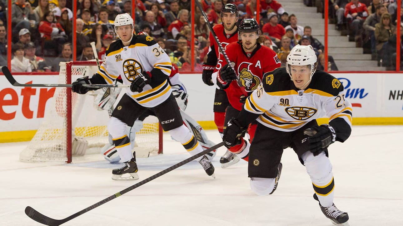 Johnson, Bruins can't hold off Sens