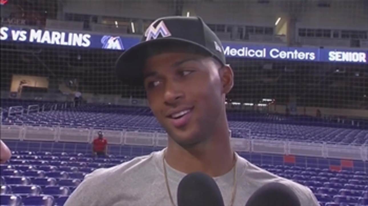 Marlins top pitching prospect Sandy Alcantara on getting called up to the bigs