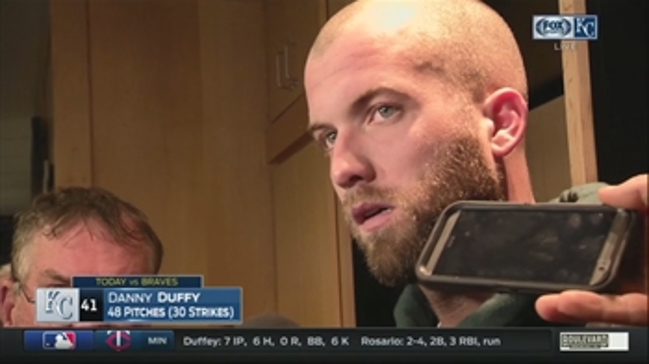 Danny Duffy praises rookie Scott Alexander's outing