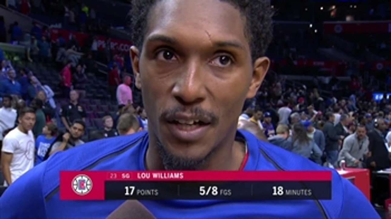 Lou Williams talks Clippers bounce back win over Mavericks