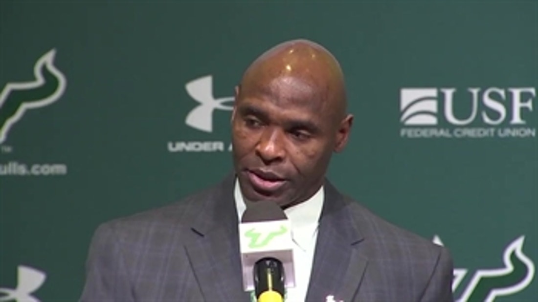 Charlie Strong credits Willie Taggart at USF introductory press conference