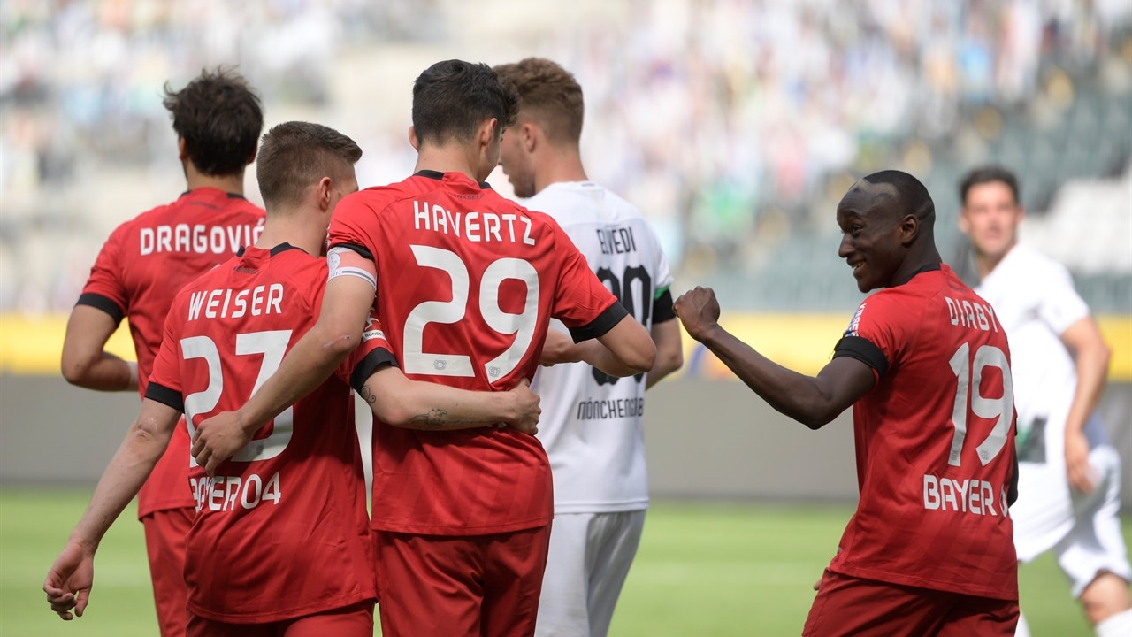 Kai Havertz scores twice to push Bayer Leverkusen past Borussia Mönchengladbach 3-1