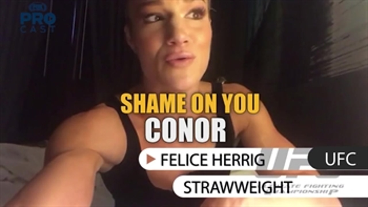 UFC fighter Felice Herrig explains the Conor melee in NYC