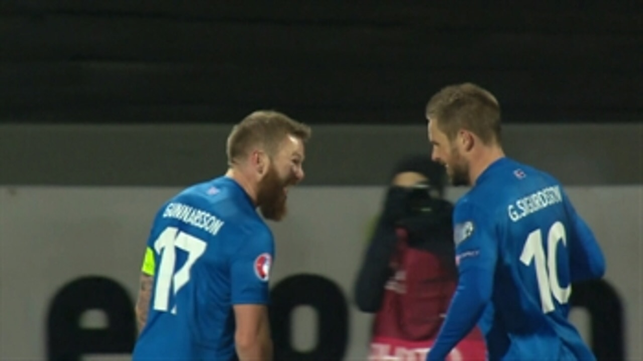 Sigurdsson doubles Iceland lead over Netherlands
