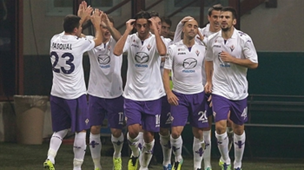Esbjerg v Fiorentina UEFA Europa League Highlights 02/20/14