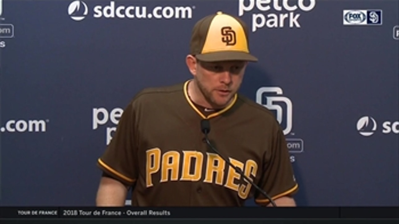 Andy Green talks about the Padres' difficult loss to the Cubs
