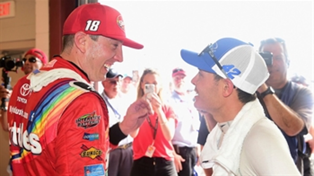 Was Kyle Busch's dump and run on Kyle Larson fair game?