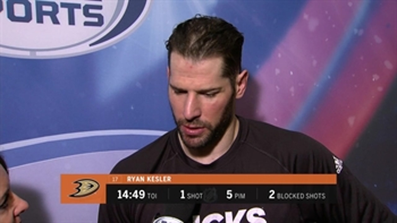 Ducks' Ryan Kesler discusses the 'team' win