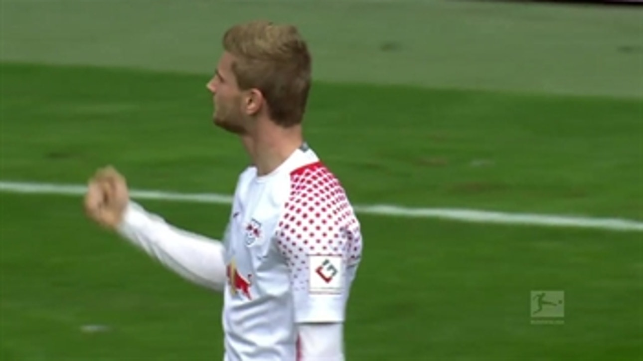 Timo Werner puts away fantastic goal for RB Leipzig ' 2017-18 Bundesliga Highlights