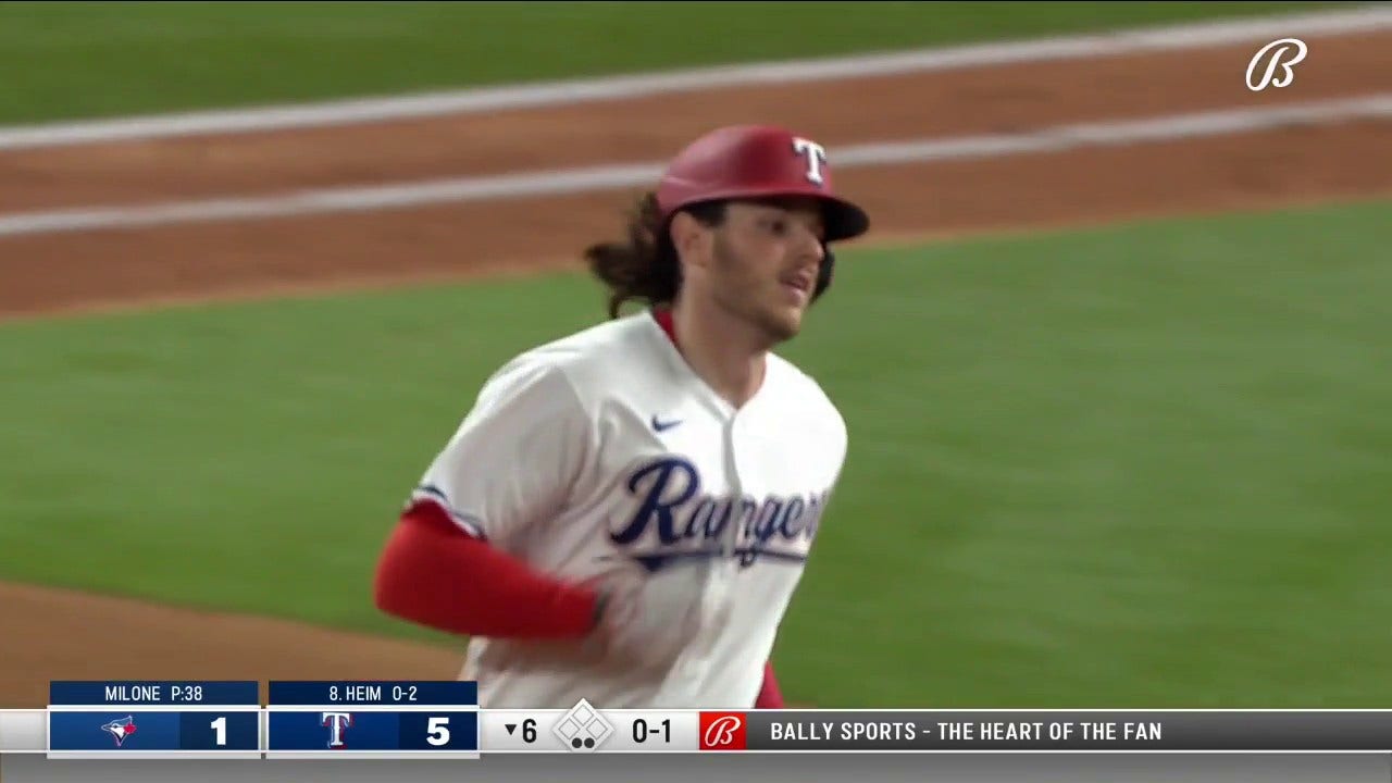 HIGHLIGHTS: Jonah Heim hits first career home run, Rangers lead Blue Jays 6-1