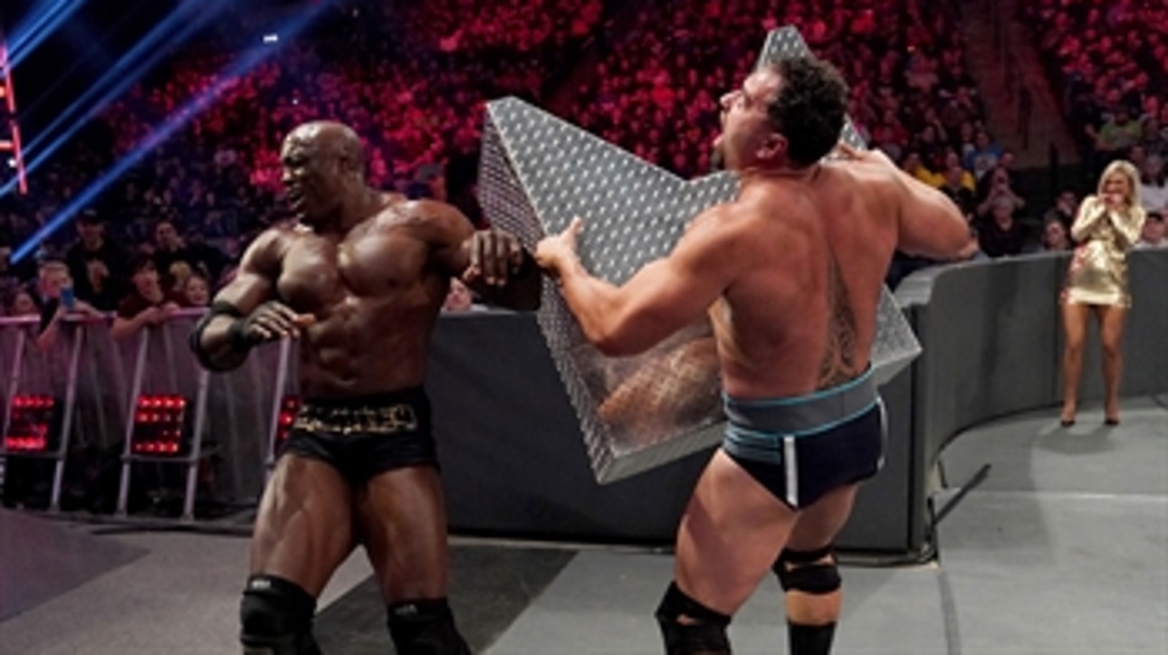 Bobby Lashley brutally drives Rusev into the steel ring steps: WWE TLC 2019