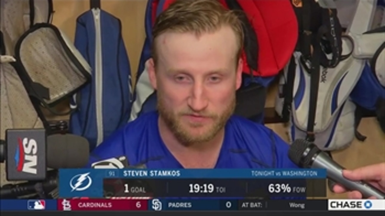 Steven Stamkos: The Capitals outplayed us tonight