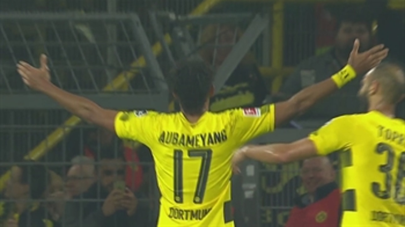 Pierre-Emerick Aubameyang completes hat trick ' 2017-18 Bundesliga Highlights