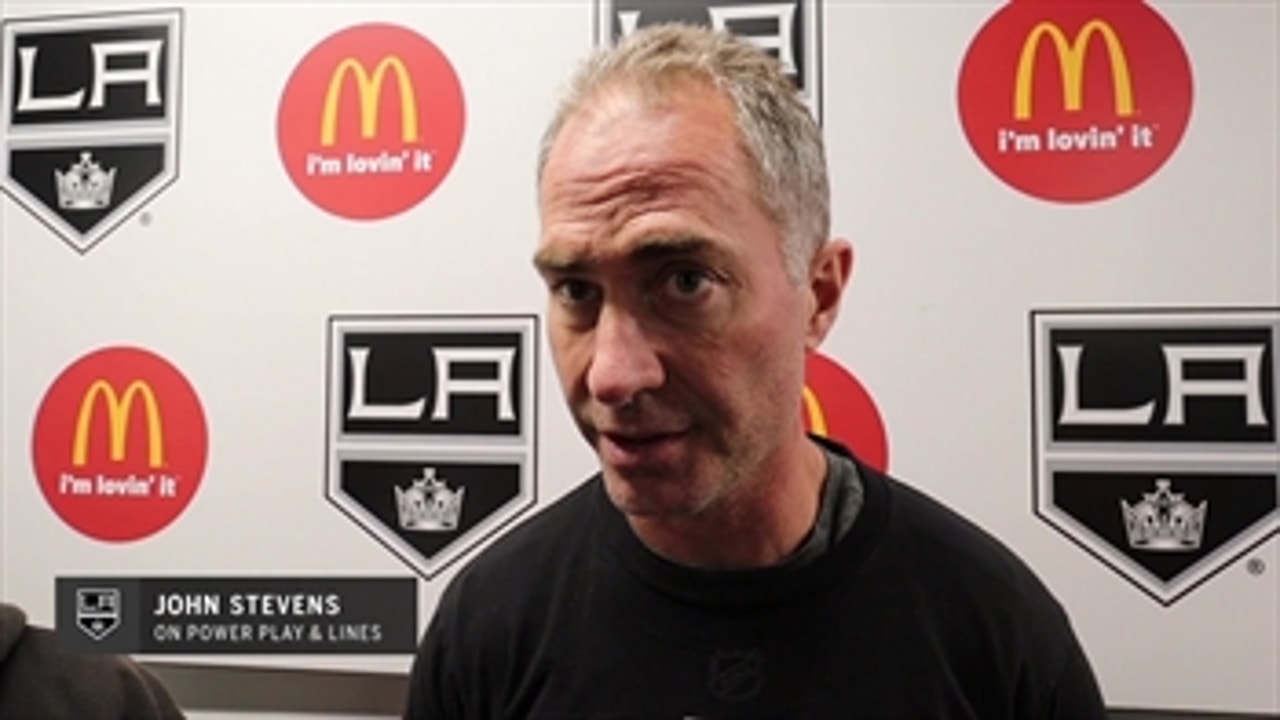 John Stevens talks LA Kings power plays