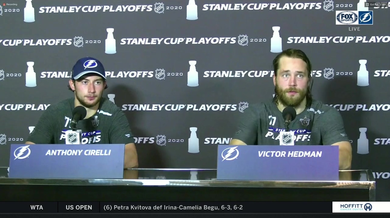 Victor Hedman, Anthony Cirelli on Game 5 win, advancing to ECF