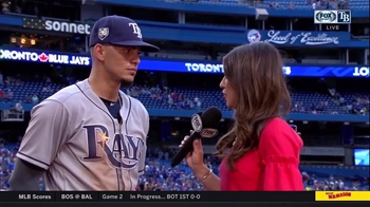 Willy Adames recaps his offensive performances on a 5 game hitting streak