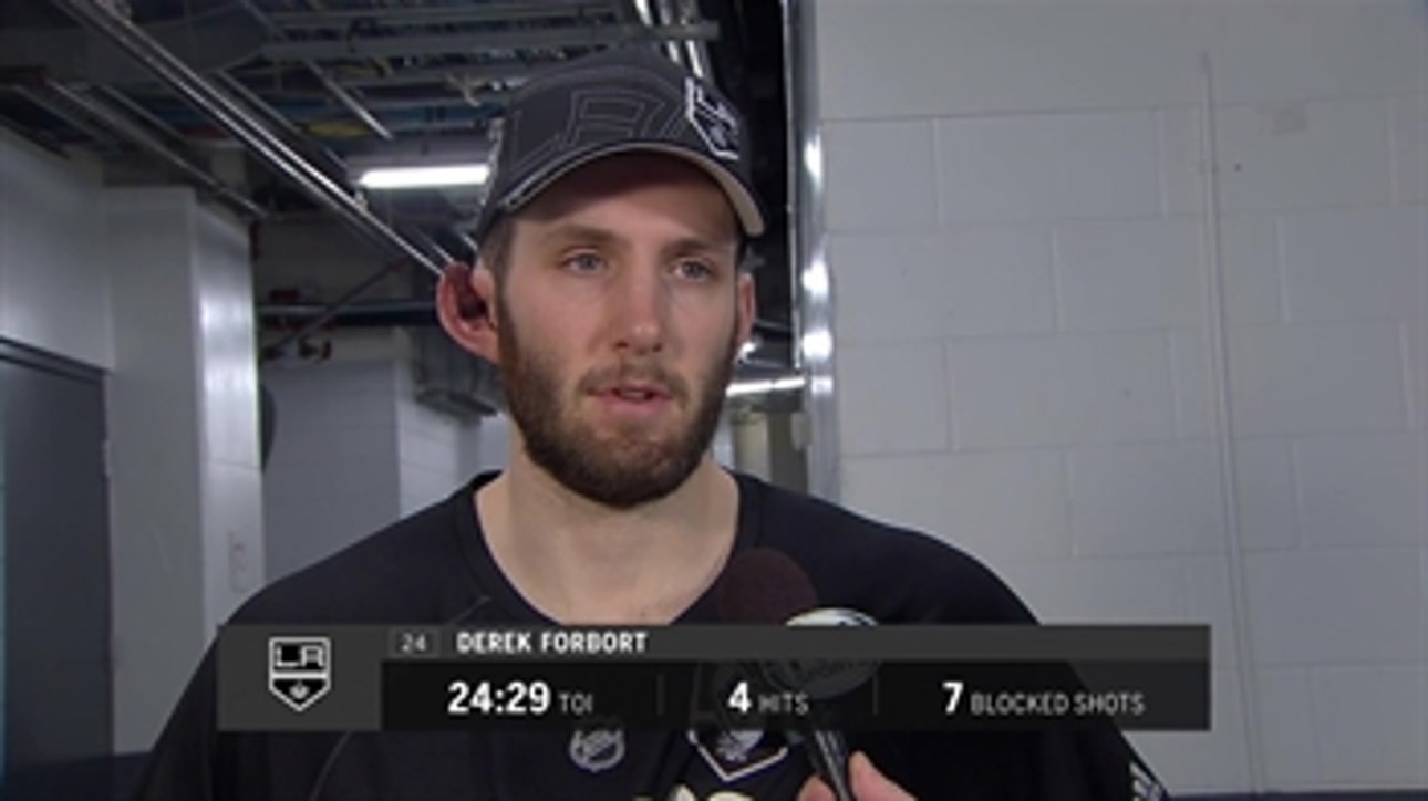 LA Kings Live: Derek Forbort 'I think we didn't play our best tonight. Jack Campbell was huge tonight and because of him we got a point.'