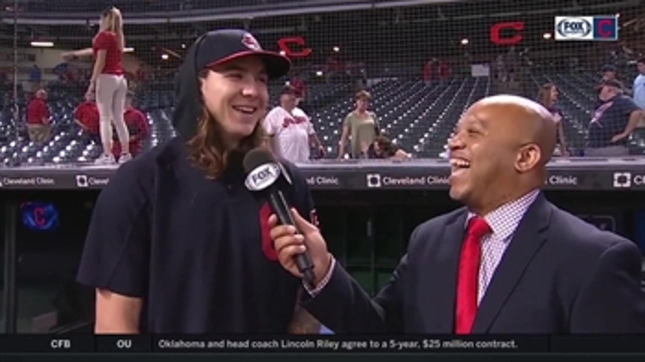 Mike Clevinger jokes his breaking stuff is better than Trevor Bauer's