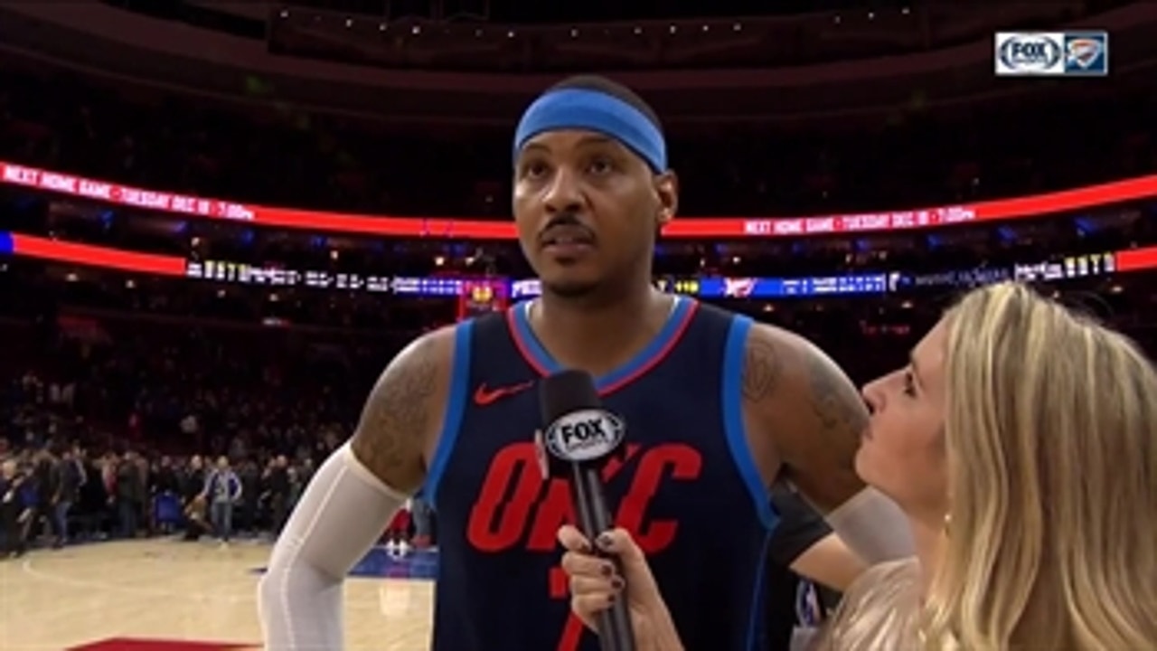 Carmelo Anthony: 'What matters is we won'