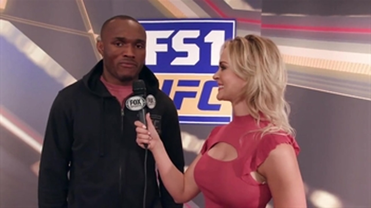 Kamaru Usman talks with Laura Sanko | INTERVIEW | WEIGH-INS | UFC FIGHT NIGHT