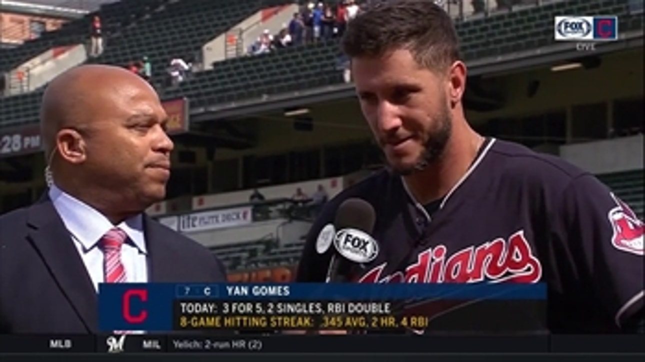 Yan Gomes thought Tribe stayed confident, adjusted to Cashner