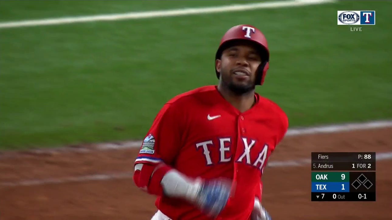 HIGHLIGHTS: Elvis Andrus Hits a Home Run in the 7th