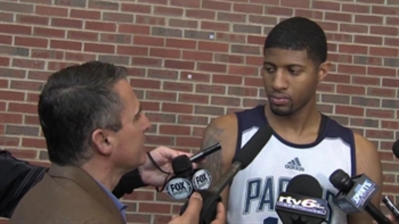 Paul George: 'I'm happy to be back'