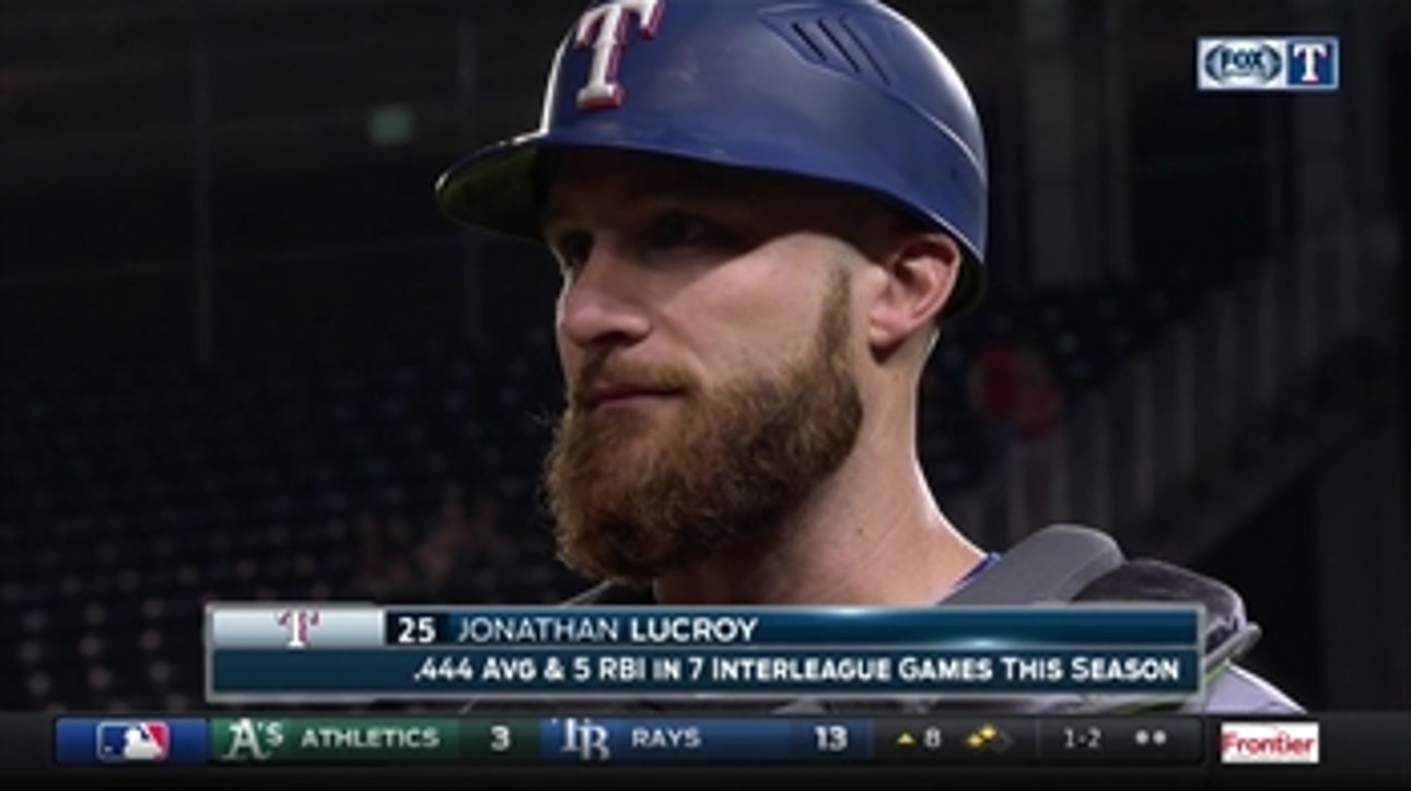 Jonathan Lucroy leads Rangers with 2-run home run in win