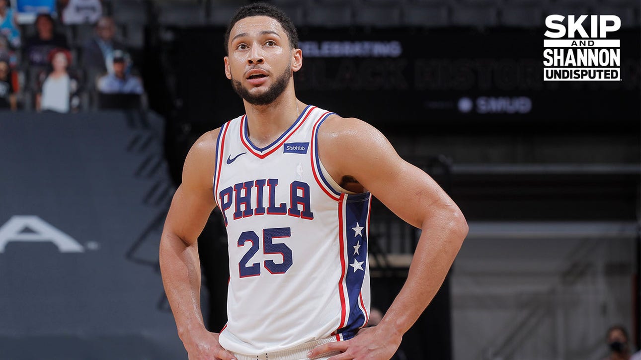 Skip Bayless reacts to Joel Embiid's frustration towards Ben Simmons after receiving one-game suspension I UNDISPUTED