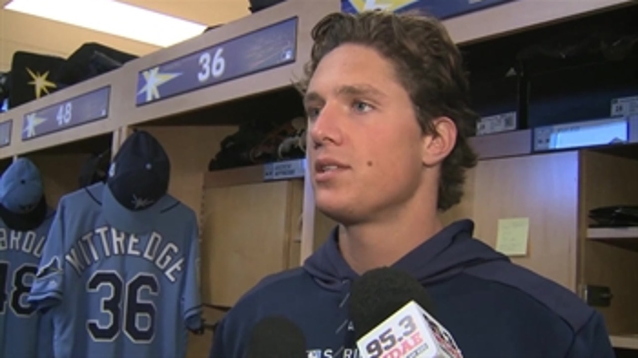 Tyler Glasnow discusses how his fastball and off-speed pitches feel during Rays' spring training