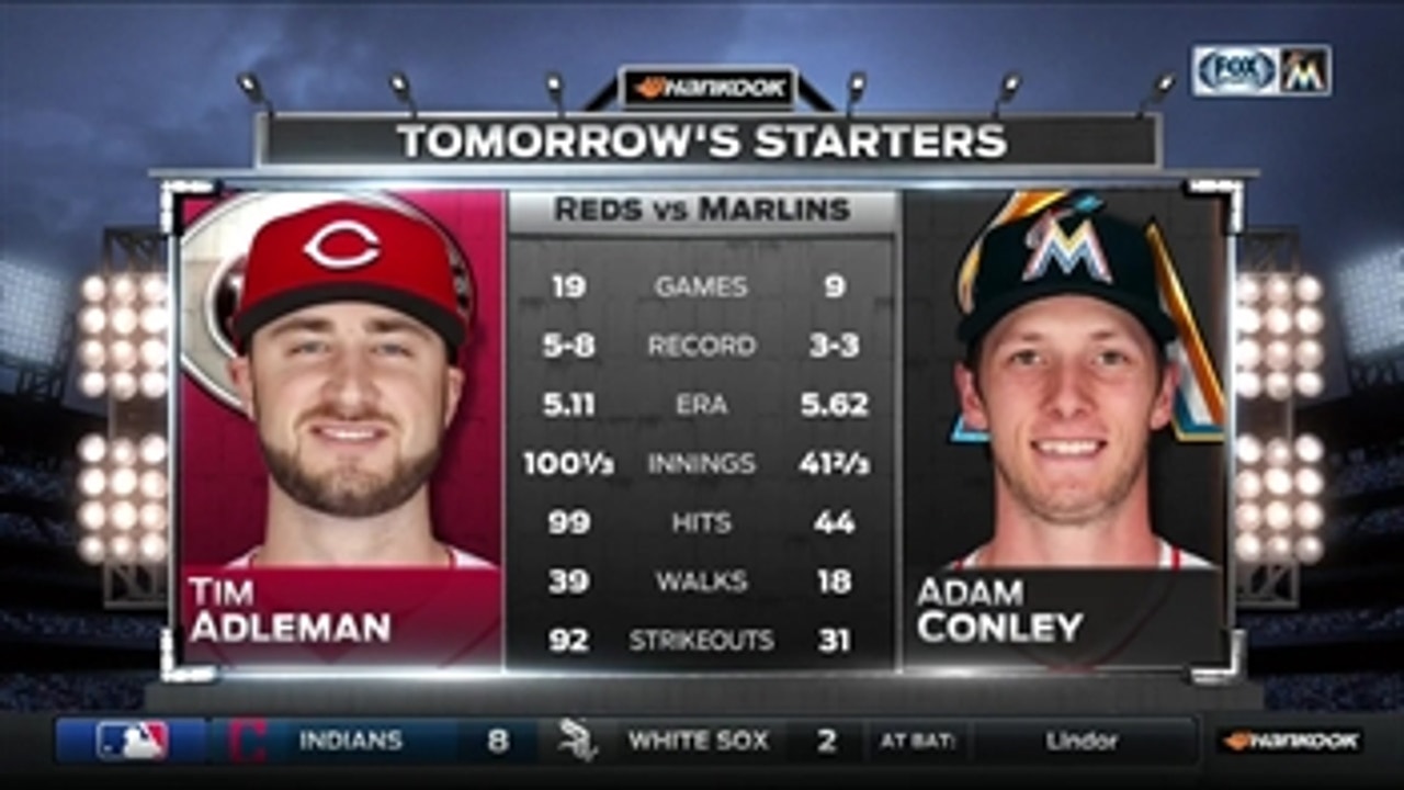 Adam Conley gets the call for Marlins on FS1