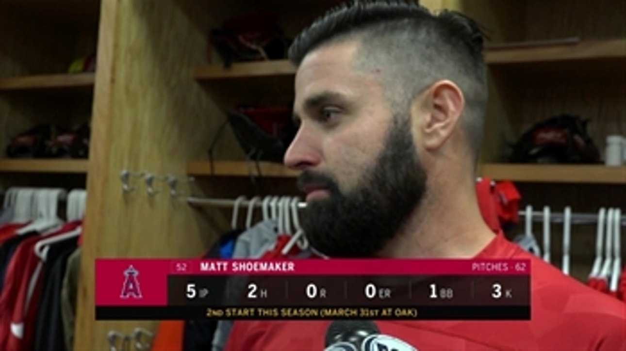 Matt Shoemaker: It was 'good to get out there and pitch'